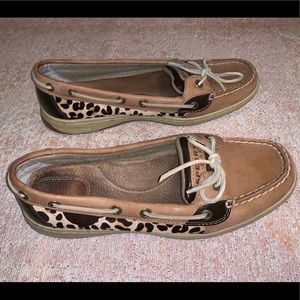 SPERRY ANGELFISH Leopard Size 9M